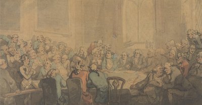 A Legal Wrangle by Thomas Rowlandson